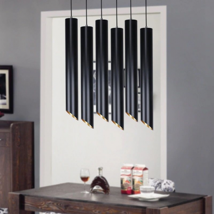LAMPĂ MODERNĂ AURIE NEAGRA 30 CM APP574-1CP [2]