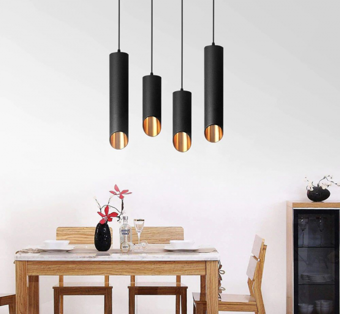 LAMPĂ MODERNĂ AURIE NEAGRA 30 CM APP574-1CP [6]