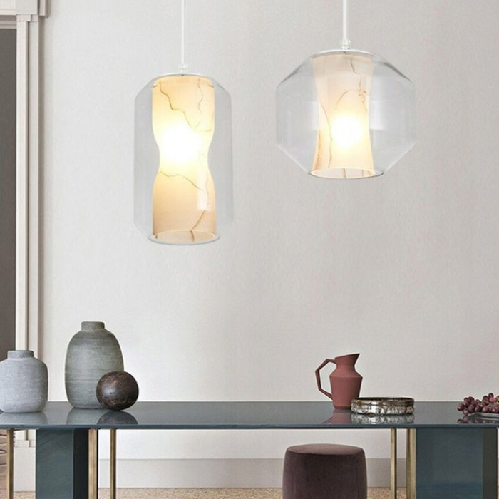 LAMPĂ MODERNĂ AURIE NEAGRA WHITE MARBLE APP908-1CP [3]