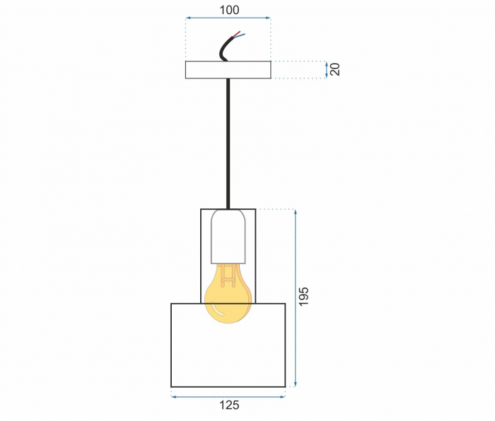 Lampă modernă de tavan din metal auriu [6]