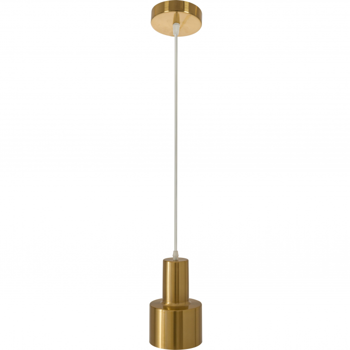 Lampă modernă de tavan din metal auriu [2]