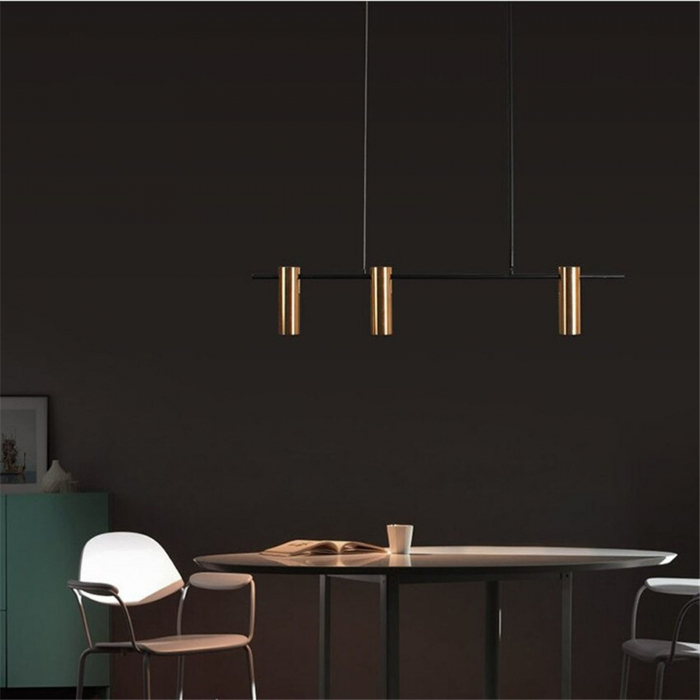 Lampă modernă suspendată aurie neagra APP585-3CP [6]