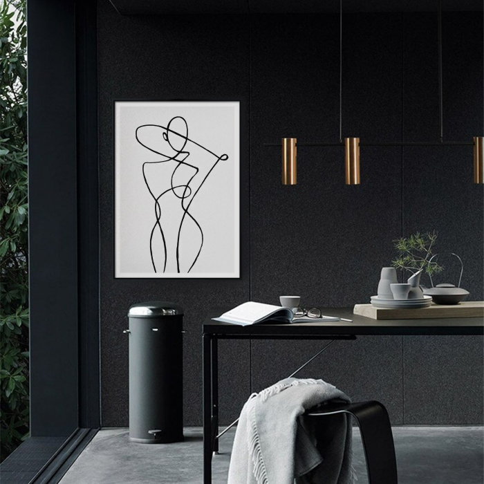 Lampă modernă suspendată aurie neagra APP585-3CP [4]