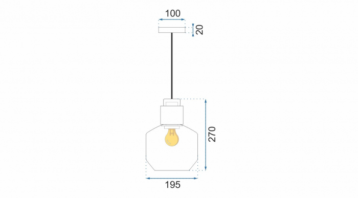 Lampa Orange APP434-1CP [10]