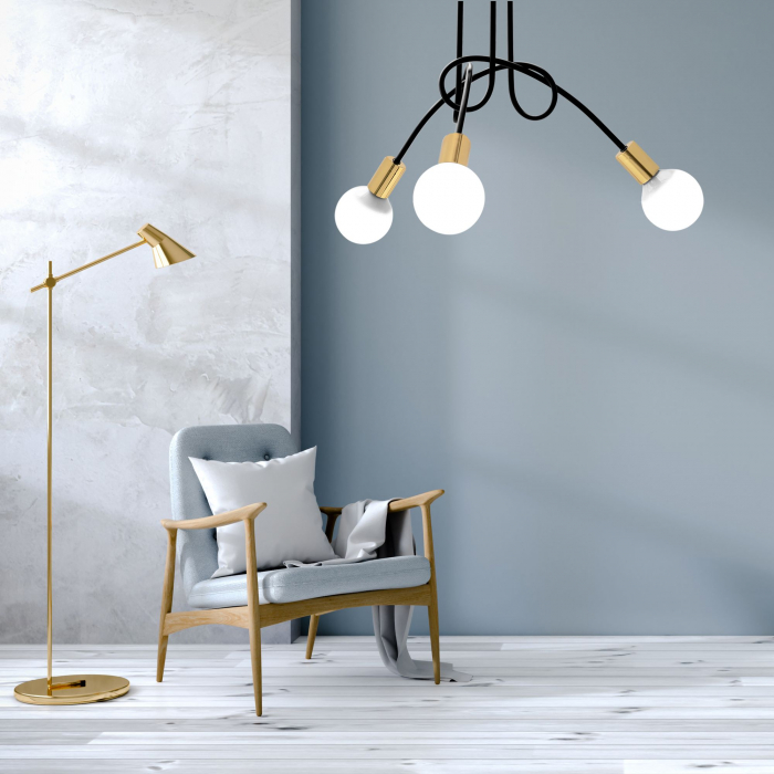 Lampa Paradise 3 Black Gold APP517-3C [5]