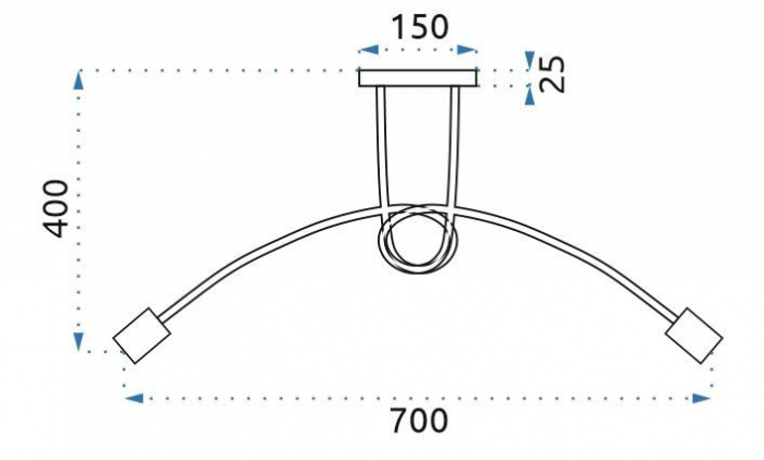 Lampa Paradise 5 Grey [5]