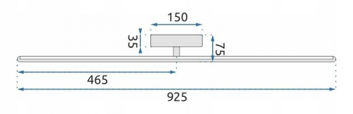 LAMPĂ PENTRU CAMERA LED 12W 92CM APP583-1W [11]