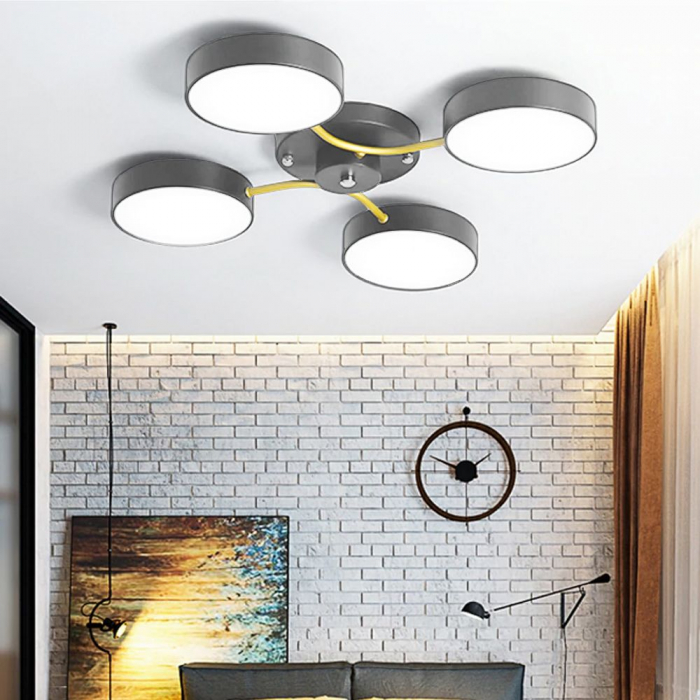 LAMPĂ PLAFON GRI / AURIE APP531-4C [7]