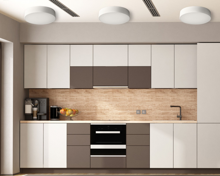 Lampa Plafoniera 50cm rotunda negru app644-4c [3]