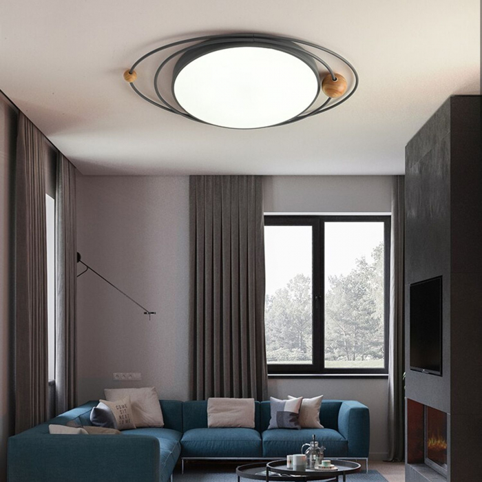 Lampa Plafoniera Galaxy Black APP870-C [4]