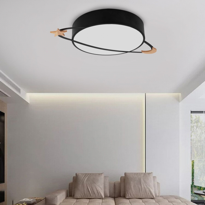 Lampa Plafoniera Moon Black APP864-C [4]
