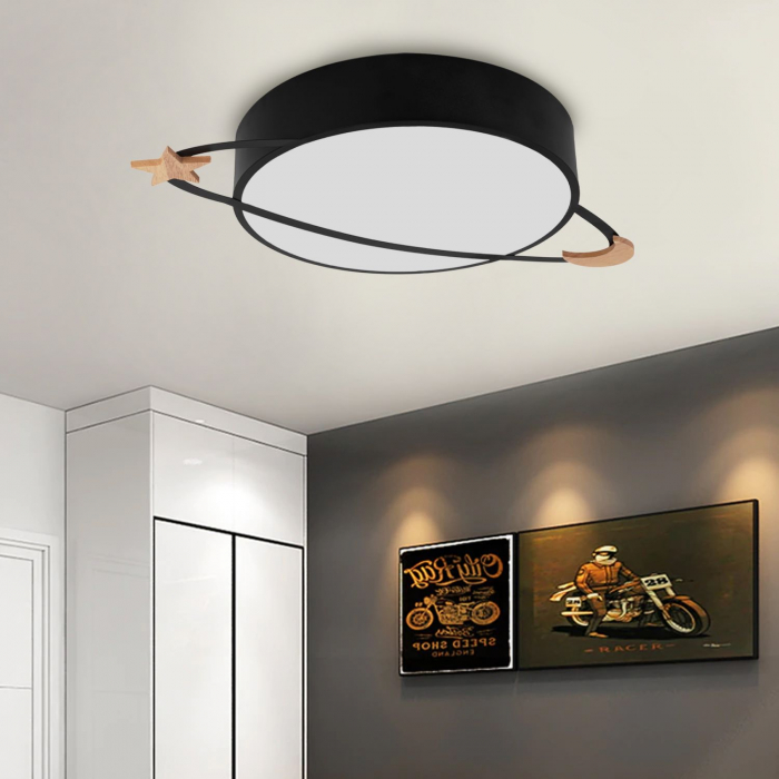 Lampa Plafoniera Moon Black APP864-C [6]
