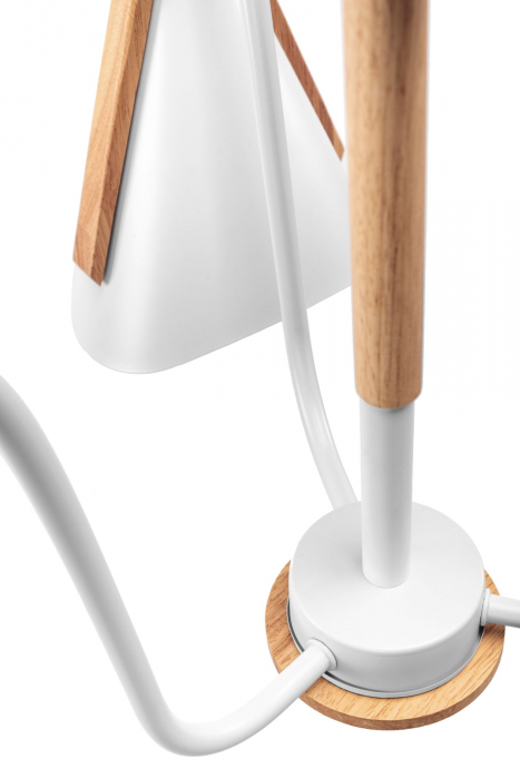 Lampa scandinavă cu trei brațe, alba APP604-3C [4]