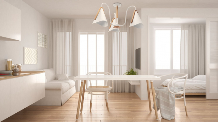 Lampa scandinavă cu trei brațe, alba APP604-3C [5]
