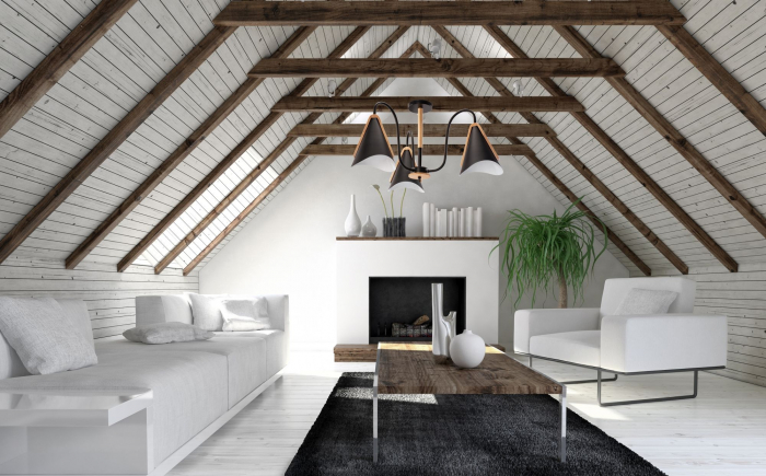 Lampa scandinavă cu trei brațe, neagră, APP605-3C [6]
