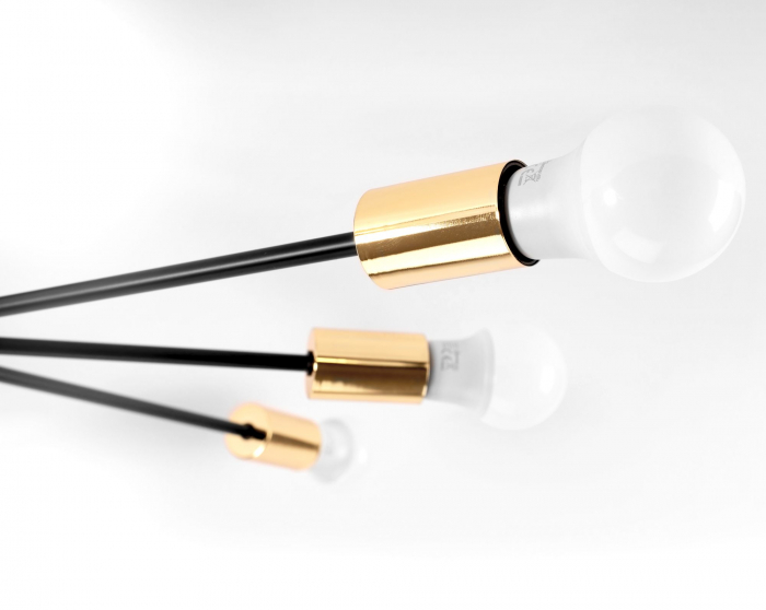 Lampă Spider 8 Black Gold APP502-8C [4]