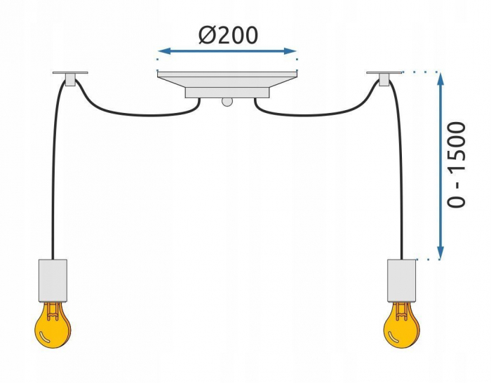 Lampa Spider Rope 8 [8]