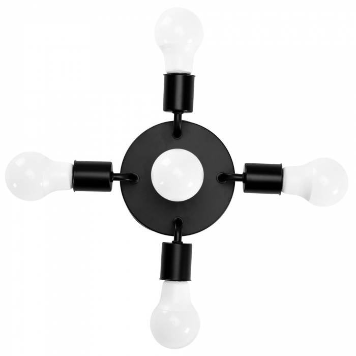 Lampa Spot reflectorizanta metalica Negru APP705-5c [3]
