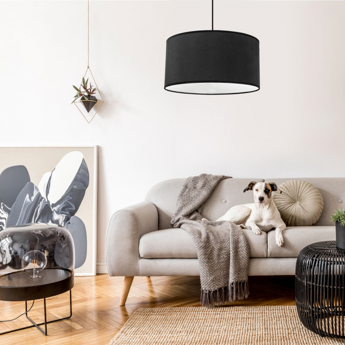 Lampa SUSPENDABILA Black Alb 36cm APP622-1CP [5]