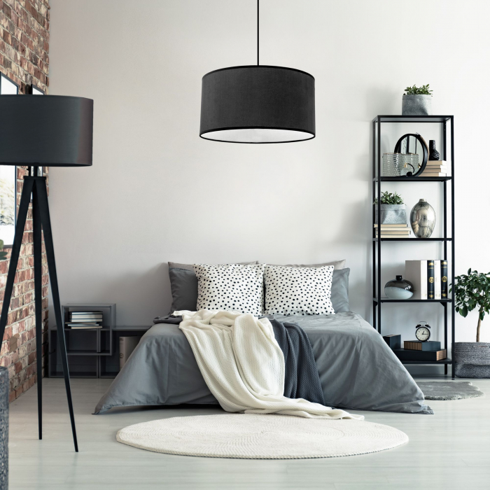 Lampa SUSPENDABILA Black Alb 36cm APP622-1CP [4]