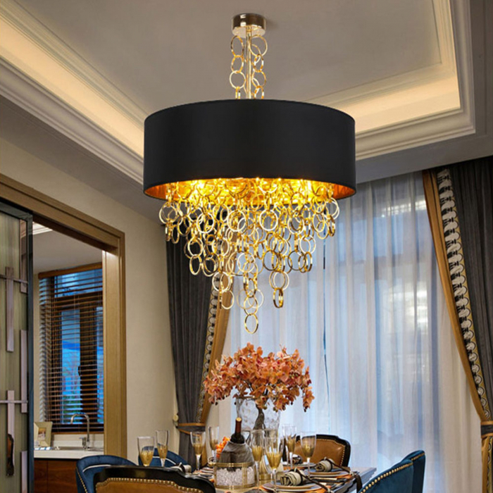 Lampa SUSPENDABILA Black Gold 45cm APP683-3CP [10]