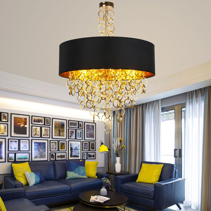 Lampa SUSPENDABILA Black Gold 45cm APP683-3CP [9]