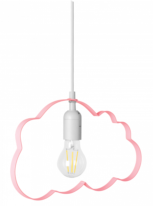 LAMPA SUSPENDABILA norisori roz deschis [5]