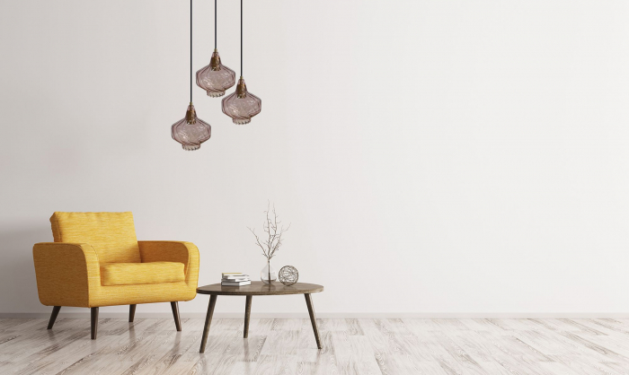 Lampă suspendată APP1123-1CP Pink [6]