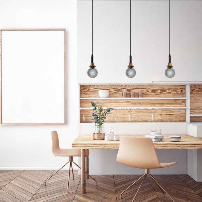 Lampă suspendată APP1124-1CP Black Gold [5]