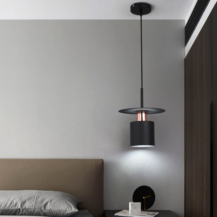 Lampă suspendată APP1145-1CP Black Rose Gold [6]