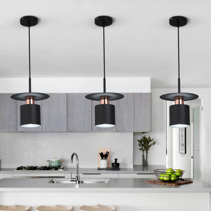 Lampă suspendată APP1145-1CP Black Rose Gold [5]