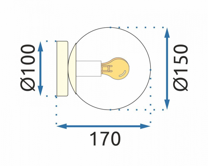 Lampă suspendată APP1155-1C Black [6]