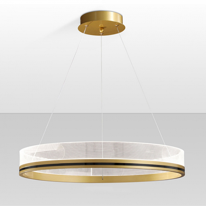 Lampă suspendată APP1189-CP Gold 40cm [4]