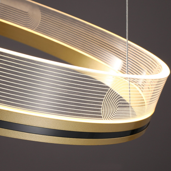 Lampă suspendată APP1189-CP Gold 40cm [6]