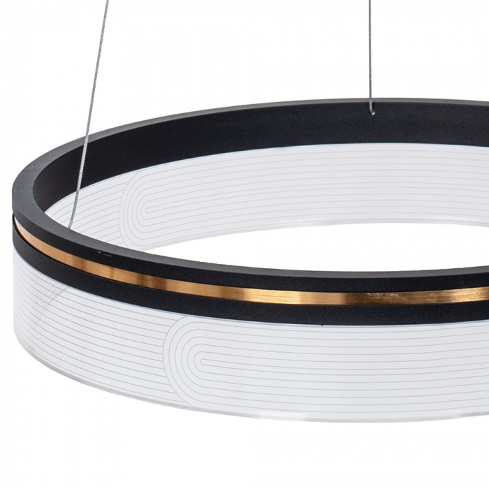 Lampă suspendată APP1191-CP 40cm Black [6]