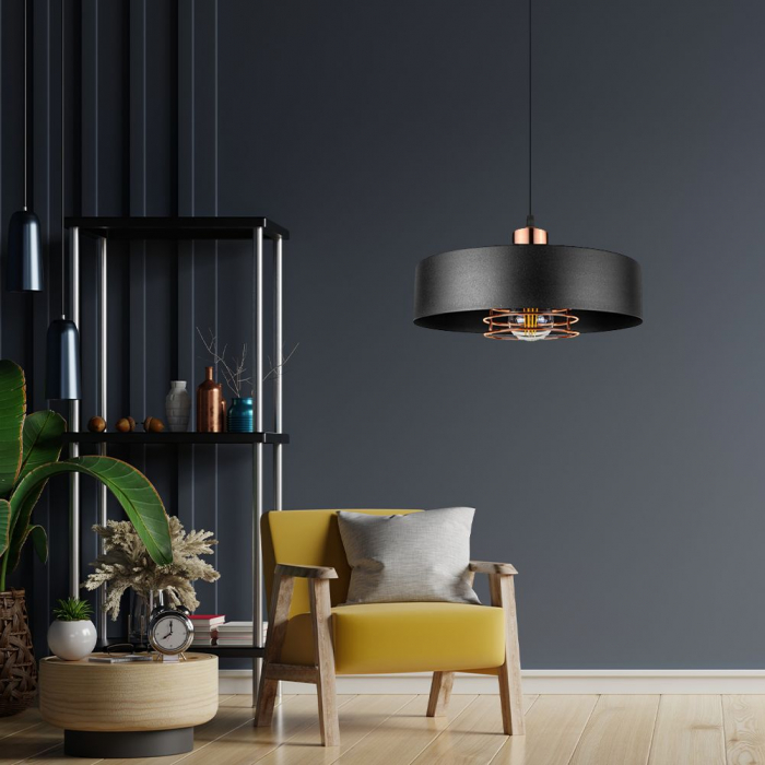 Lampă suspendată APP1246-1CP Black/Rose gold [3]