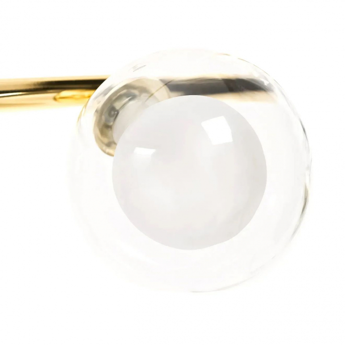 Lampă suspendată Bile de sticlă aurie 4 buc APP675-4CP [5]
