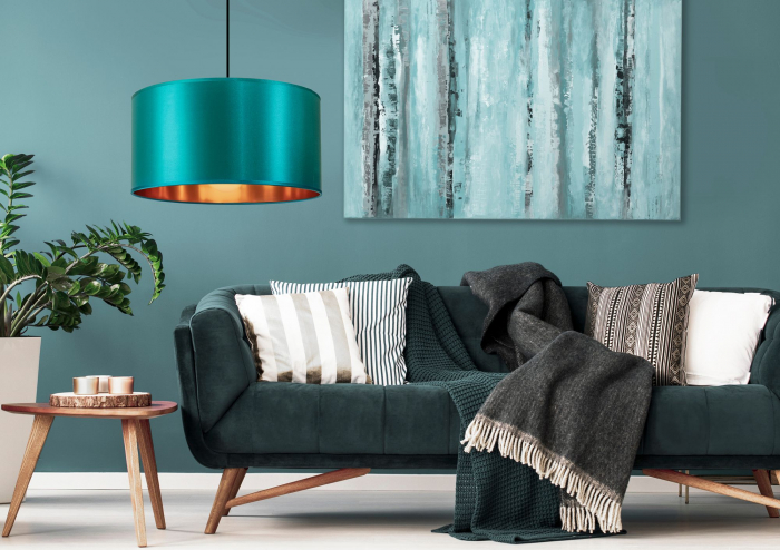 Lampă suspendată Blue Gold 44cm APP955-1CP [2]