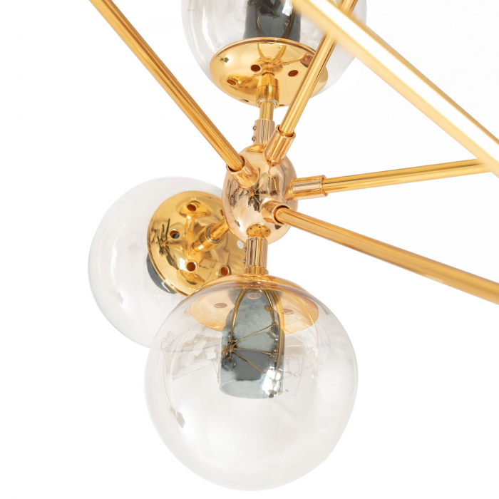Lampă suspendată de tavan Aurie APP267-15C [2]