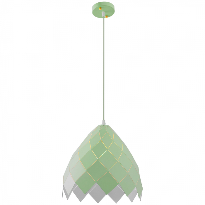 Lampă suspendată de  tavan din metal verde APP339-1CP [2]