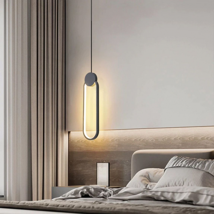 Lampă suspendată de tavan LED APP851-CP BLACK [7]