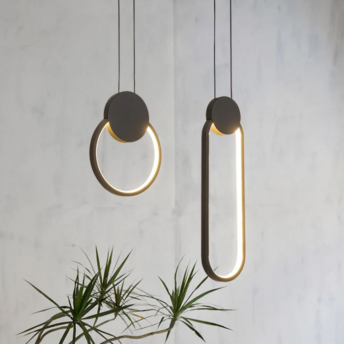Lampă suspendată de tavan LED APP851-CP BLACK [5]