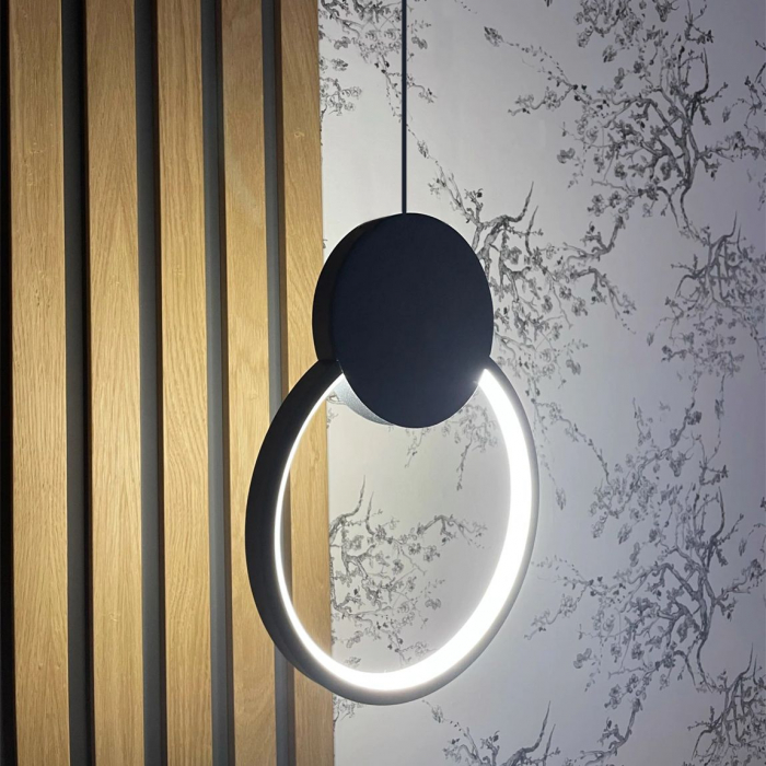 Lampă suspendată de tavan LED APP852-CP BLACK [5]