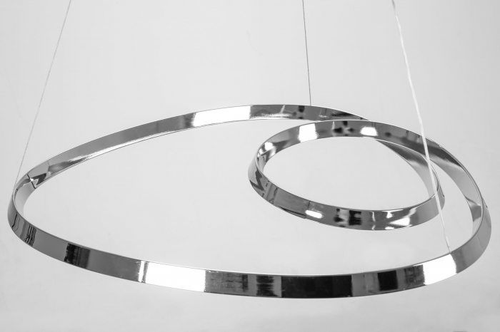 Lampă suspendată de tavan LED modern + telecomandă APP7798-cp Chrome [3]