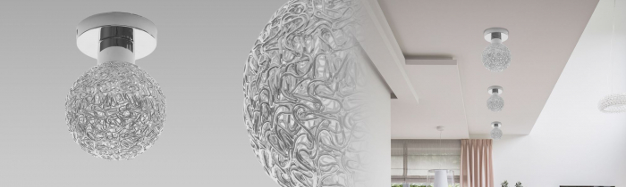 Lampă suspendată Metal Chrome APP670-1C [5]