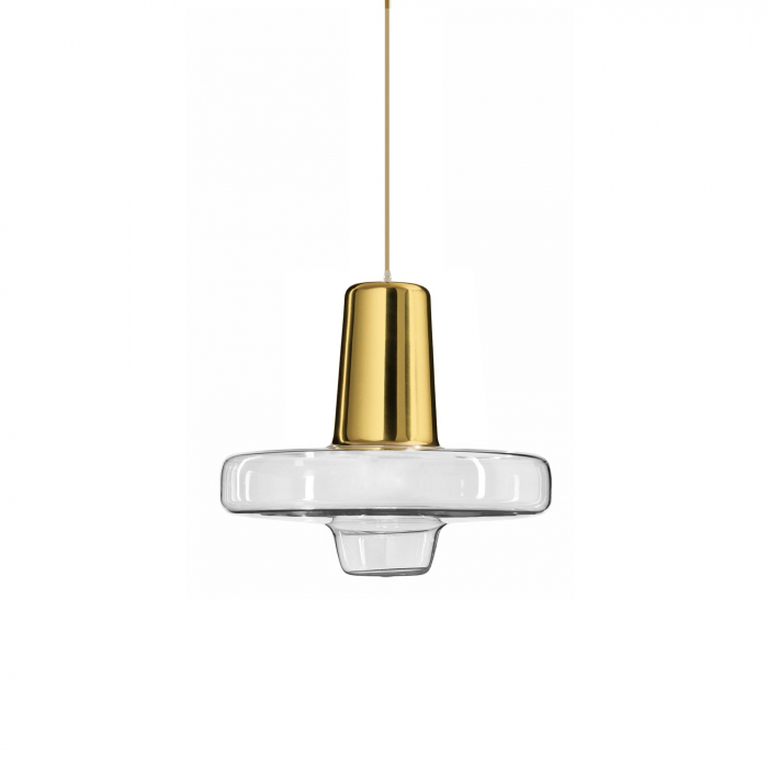 Lampă suspendată Metal Sticlă Aurie LED APP553-1CP [2]
