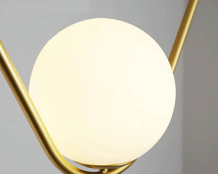 Lampă suspendată Minge de sticlă aurie APP689-1CP [5]