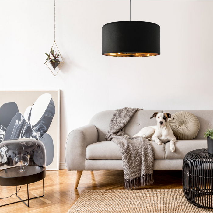 Lampă suspendată Negru Auriu 40cm APP620-1CP [4]