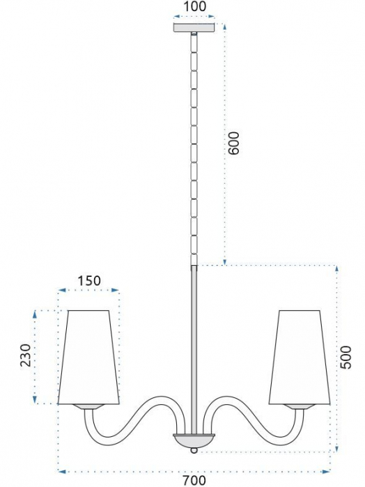 Lampă suspendată Vintage APP753-6 [6]