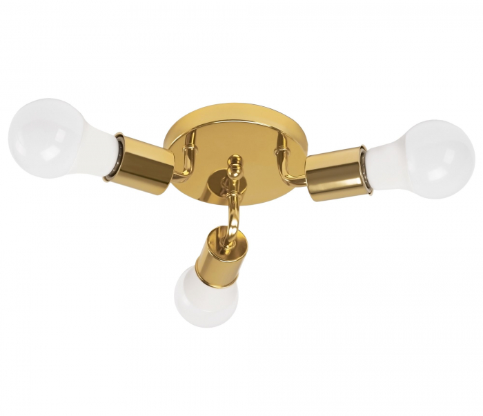 Lampă triplă de tavan Metal Gold APP704-3C [2]